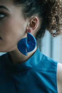 Se-Rah Carbon Blue Earrings